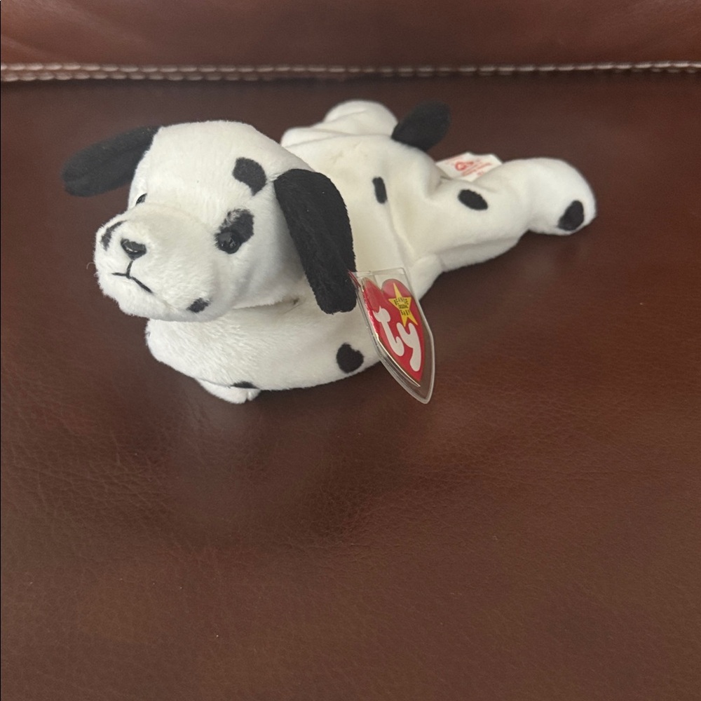 Ty Original Beanie Baby “Dotty” the Dalmatian Retired Vintage Stuffed Plush